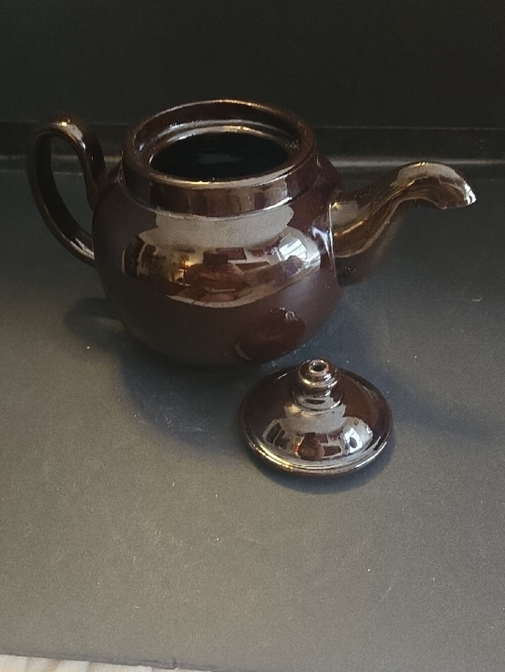 ALB Brown Betty Ceramic Teapot with Lid - - Picture 8 of 12